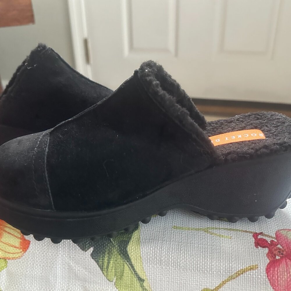 Women's Rocket Dog Platform Clogs (Black)
